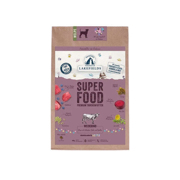 Lakefields SUPERFOOD Weiderind für Welpen