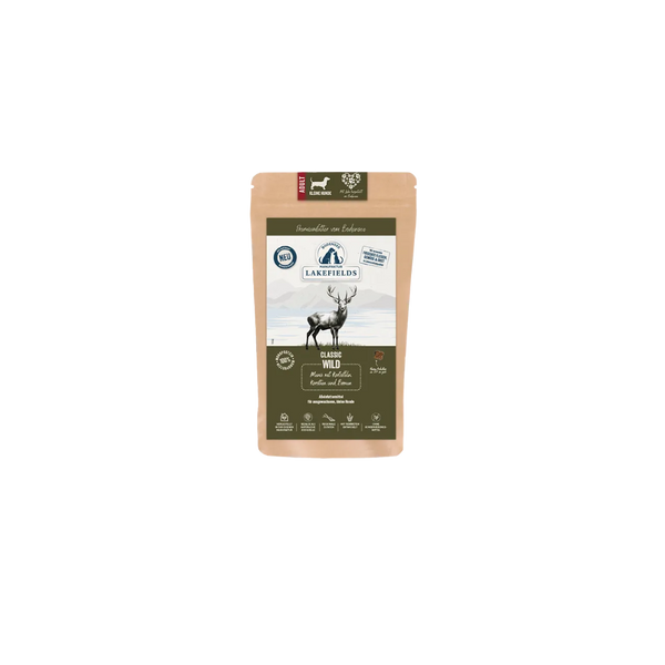 Lakefields Trockenfutter für kleine Rassen Wild