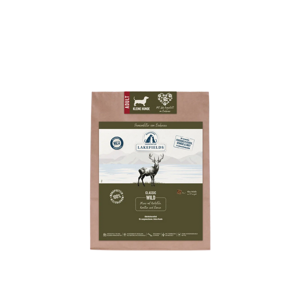 Lakefields Trockenfutter für kleine Rassen Wild