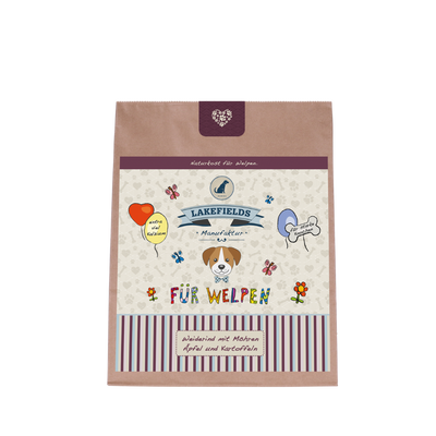 Lakefields Welpen-Trockenfutter Weiderind
