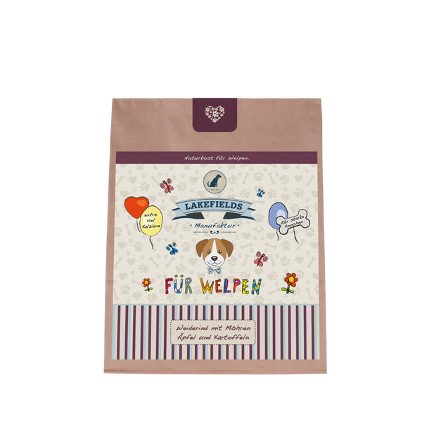 Lakefields Welpen-Trockenfutter Weiderind