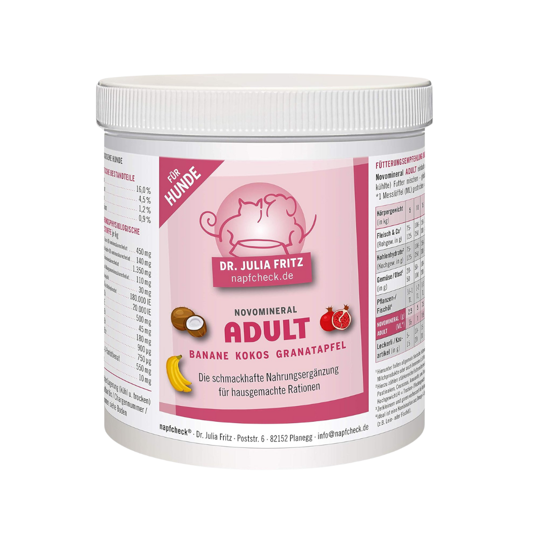 Napfcheck Novomineral Adult Banane/Kokos 500g