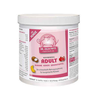 Napfcheck Novomineral Adult Banane/Kokos 500g