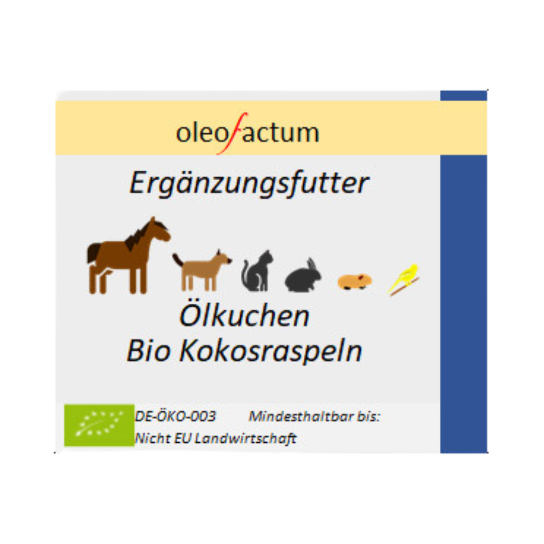 Oleofactum Kokosnuss-Ölkuchen