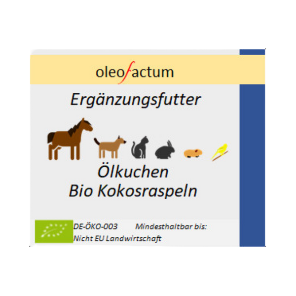 Oleofactum Kokosnuss-Ölkuchen