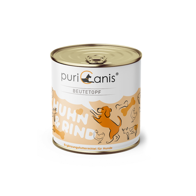 puriCanis Beutetopf Huhn & Rind