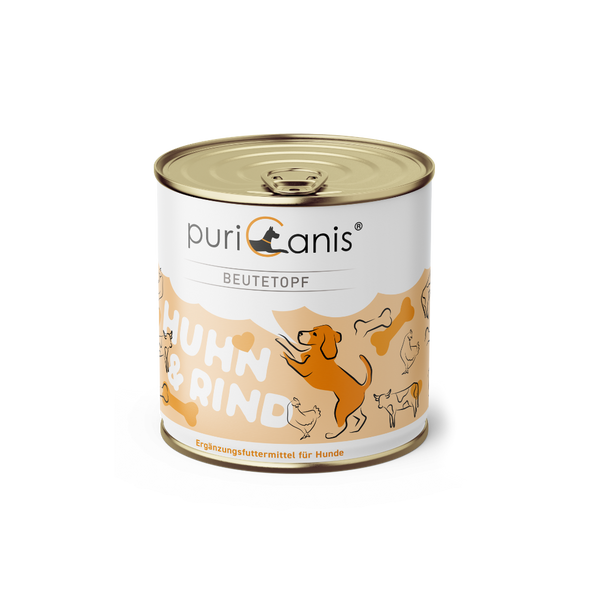 puriCanis Beutetopf Huhn & Rind