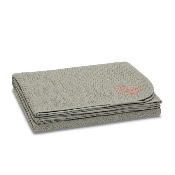 Pawness Hundedecke Bio-Baumwolle 150x125cm Grau