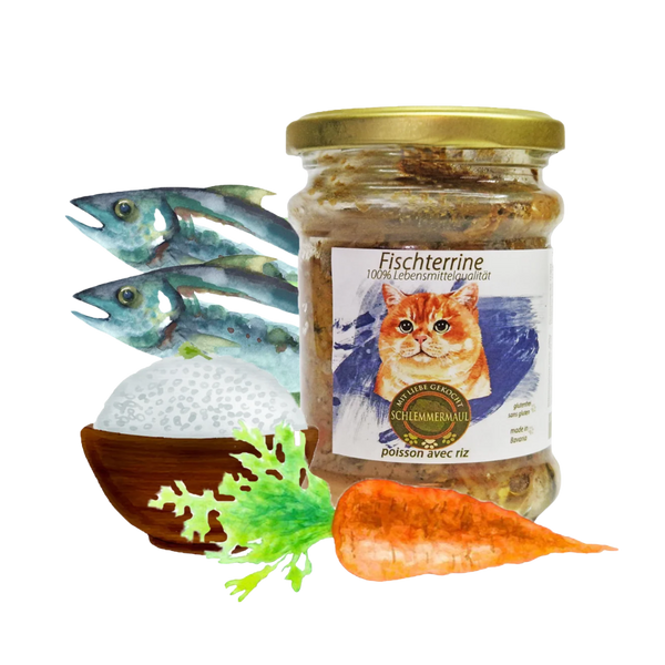 Schlemmermaul Katzenfutter Fischterrine 200g