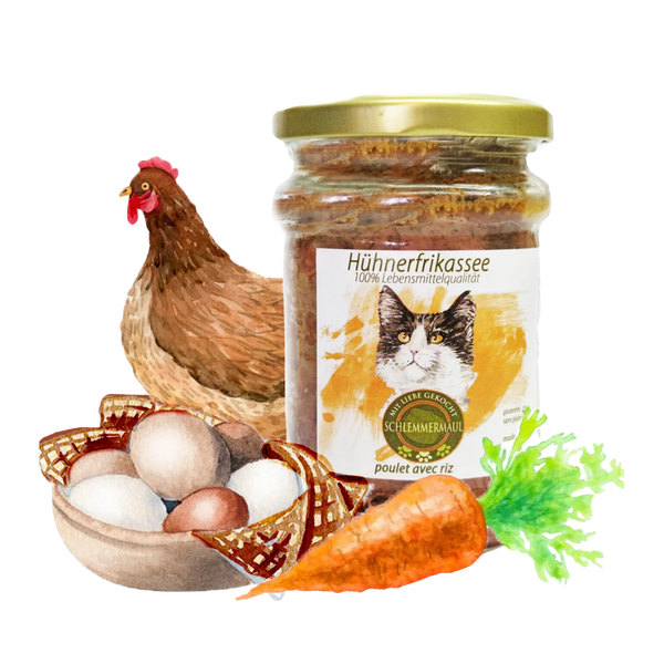 Schlemmermaul Katzenfutter Hühnerfrikassee 200g