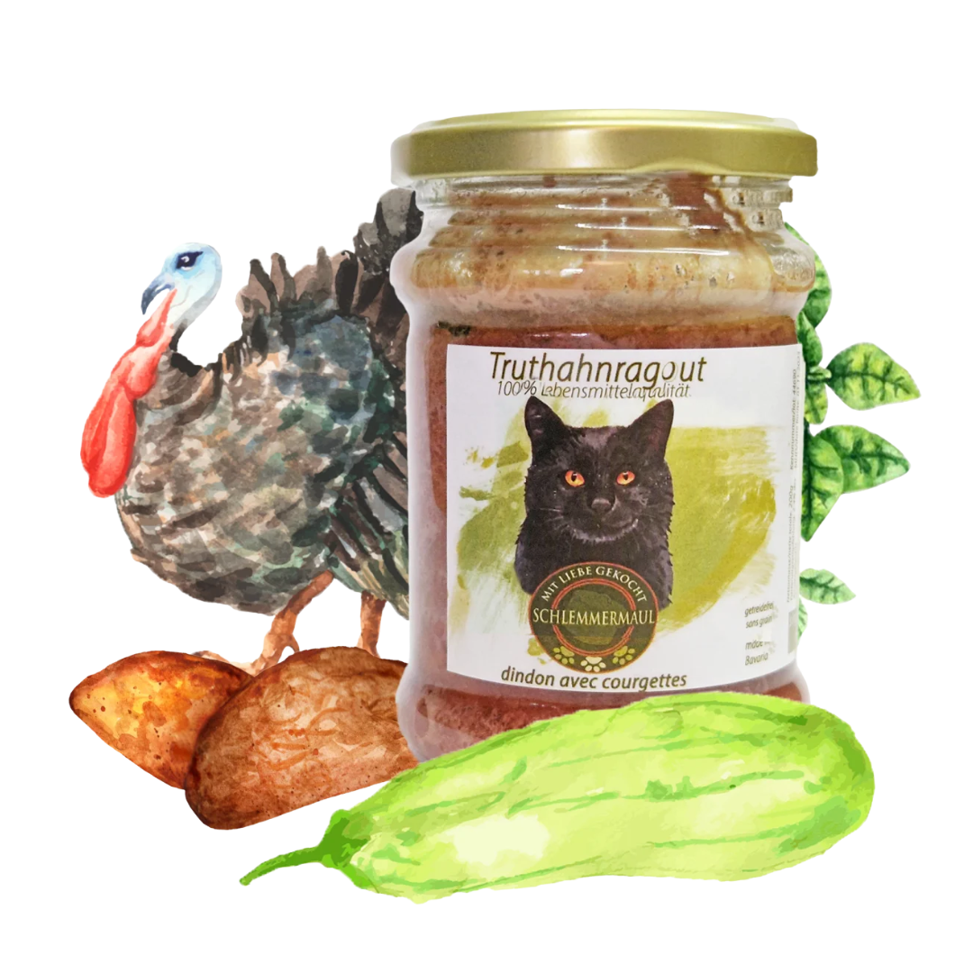 Schlemmermaul Katzenfutter Truthahnragout 200g