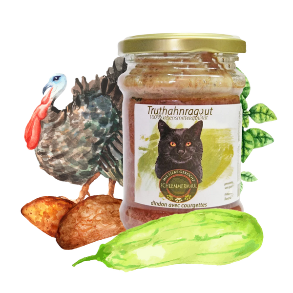 Schlemmermaul Katzenfutter Truthahnragout 200g
