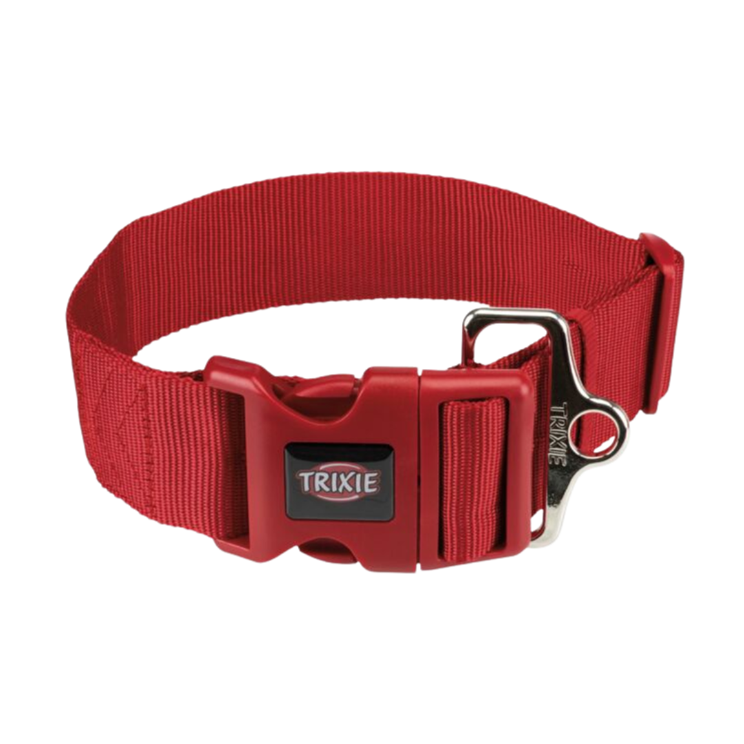 Trixie Premium Halsband extra breit rot