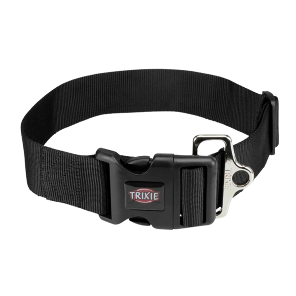 Trixie Premium Halsband extra breit schwarz