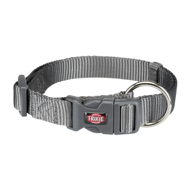 Trixie Premium Halsband Grau