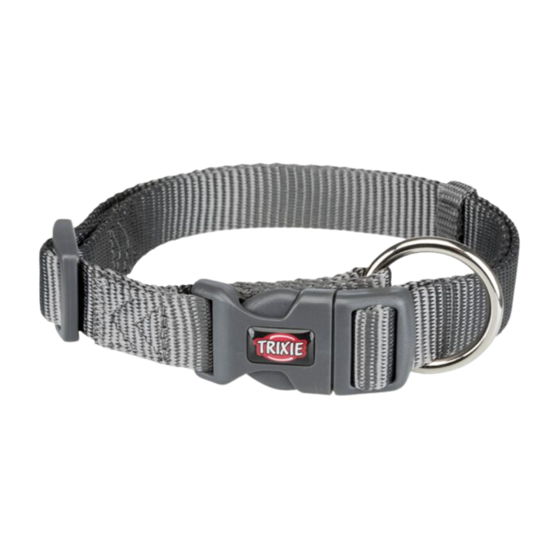 Trixie Premium Halsband Grau