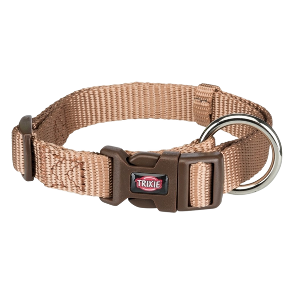 Trixie Premium Halsband Hellbraun