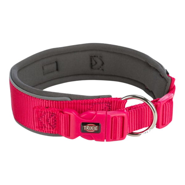 Trixie Premium Halsband unterfüttert Fuchsia