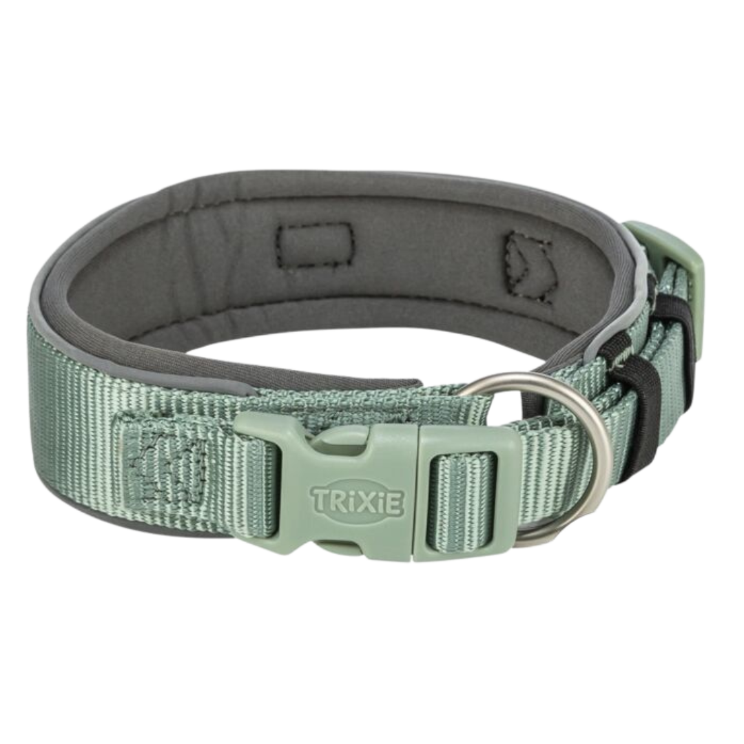 Trixie Premium Halsband unterfüttert Petrol