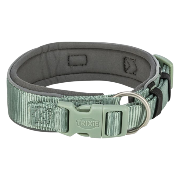 Trixie Premium Halsband unterfüttert Petrol