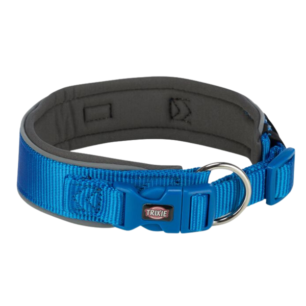 Trixie Premium Halsband unterfüttert Royal Blau