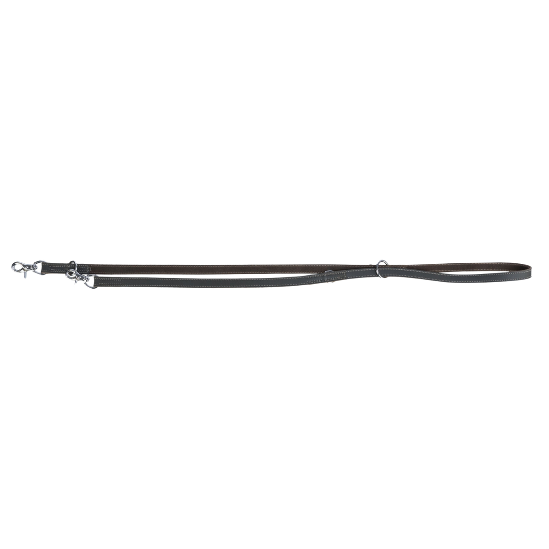 Trixie Rustic Lederleine Grau